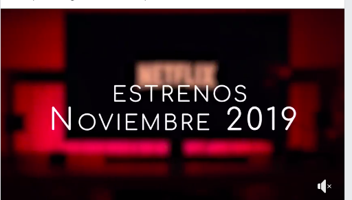 Estrenos Netflix Noviembre